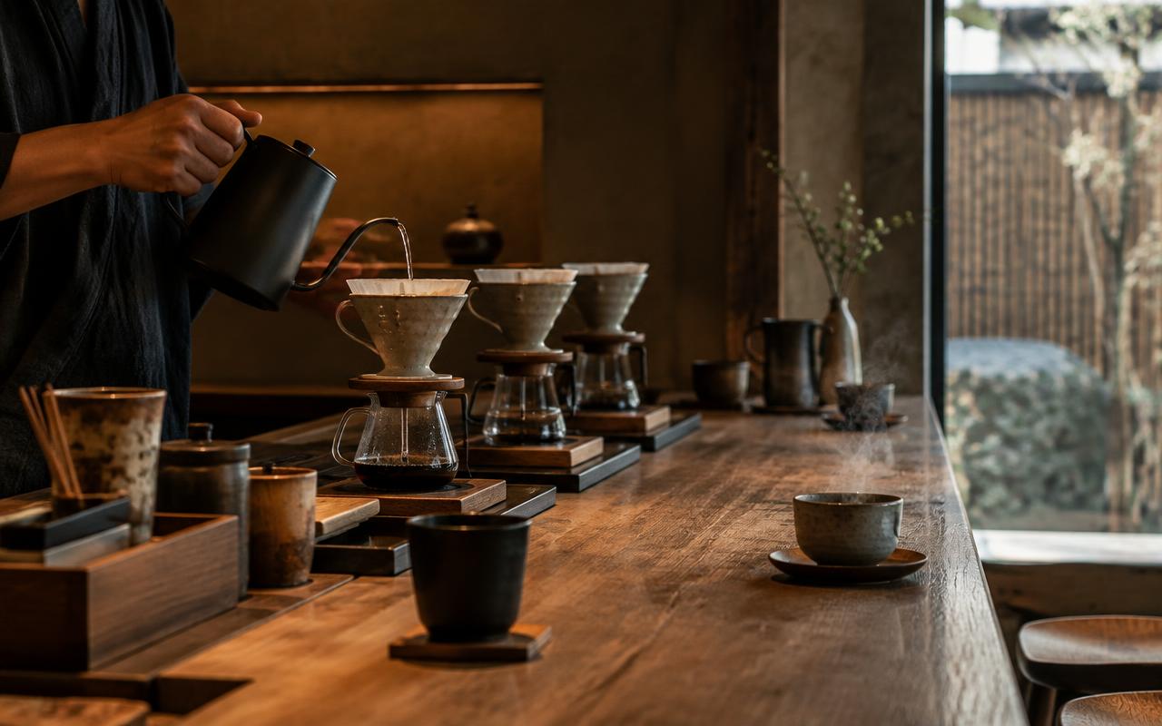 Japan coffee landscape